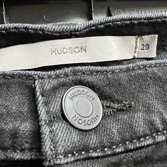 Hudson Barbara High Rise Bootcut Stretch Jeans Black Size 28 EUC - Picture 6 of 8